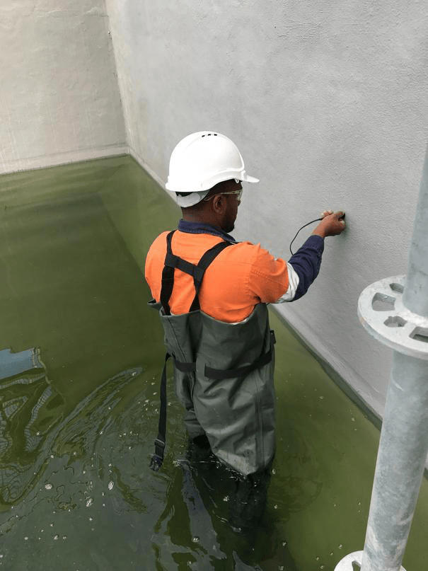 Concrete corrosion protection, reinforcing steel corrosion inspection